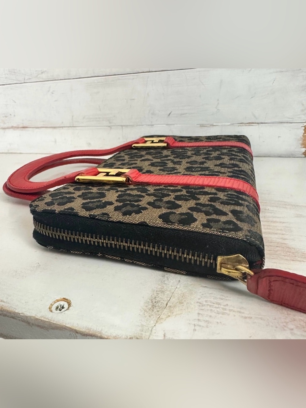 FENDI Leopard Handbag - Picture 3 of 7